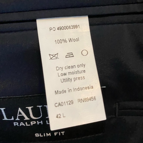 Navy Ralph Lauren Suit Jacket - Picture 2 of 2